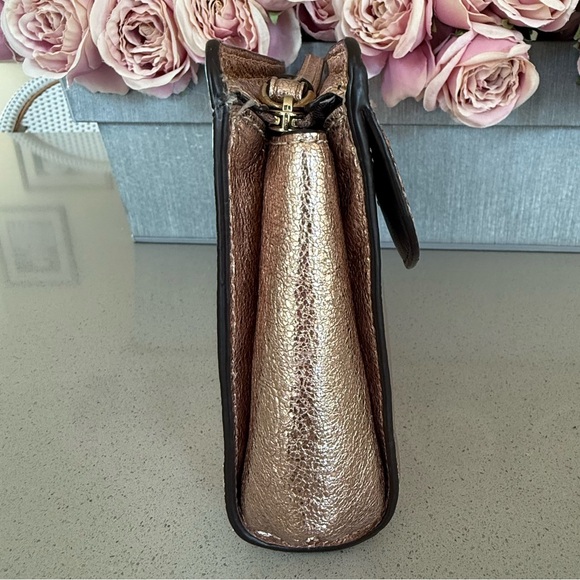 Coach metallic glitter flap clutch like new - Picture 8 of 14